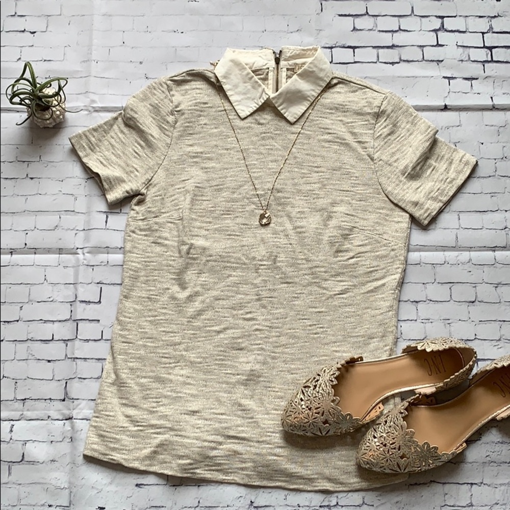 JCrew Peter Pan top